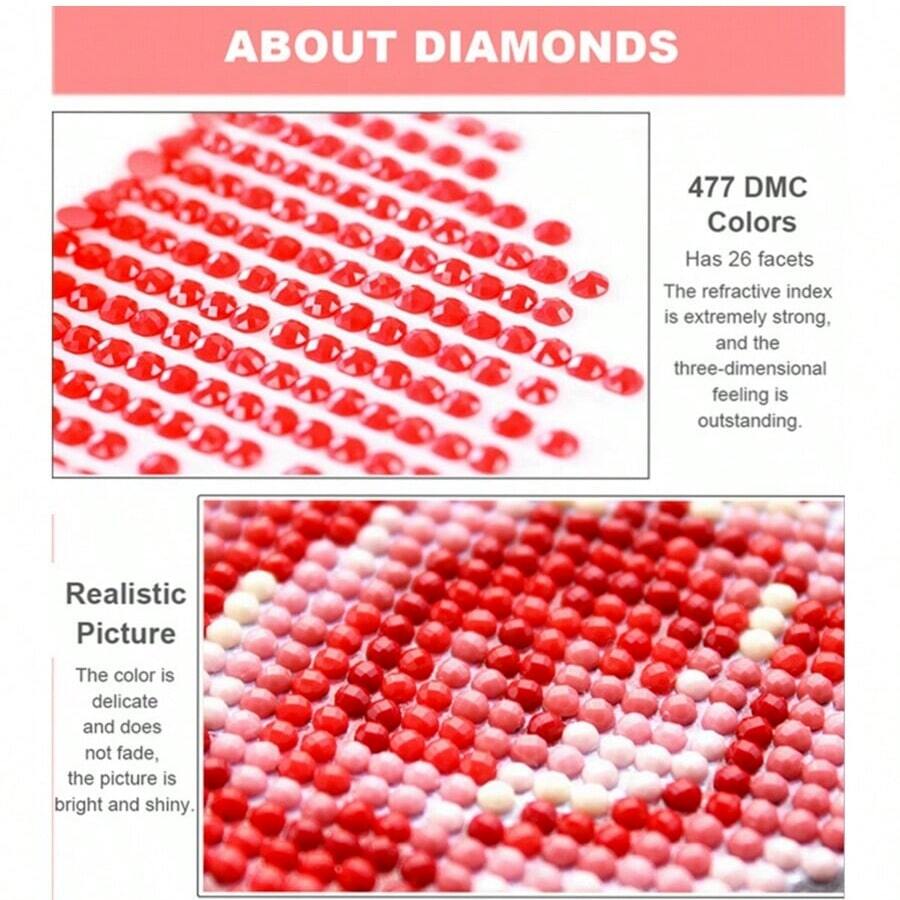 Stained Glass Style Lotus Flower Diamond Art Painting Fantasy Pond And