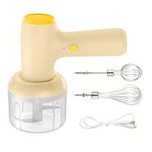2-In-1 Cooking Machine Wireless Electric Mini Cooking Machine - Eggbeater Cream Blender - Handheld Charging Garlic Cooking Machine - Multicolor - View 10