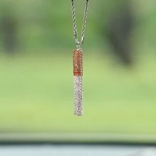 Car Rearview Mirror Pendant Cigarette With Rhinestone Inlay - Multicolor - View 4