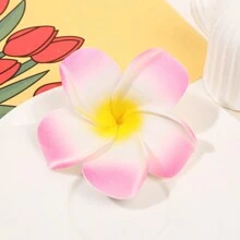 4pcs Hawaiian Flower Hair Clips, Plumeria Hair Clips 2.5 Inch Artificial Flower Hair Clips, Seaside Hawaiian Hair Accessories For Holiday Beach Party, Suitable For Women And Men, Seaside Style Elegant, Bohemian Style, Colorful Plumeria Headdress, Romantic Couple Travel Hair Clips Valentine's Daysummer Claw Clips Hair Claws Hair Barrettes, School Stuff