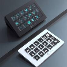 NACODEX-Desktop Helper Console Panel Controller Customized Multi-Scene Compatible Live Programming Tuning Quick Office-AKP153E Black International Version - Black - View 11