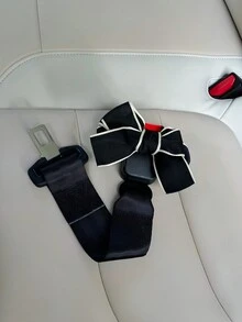 Car Seat Belt Extender, Adjustable Vehicle Extension Strap For Car Safety Seat Belt - Black - View 2