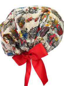 Gorro para profesionistas estampado. - Multicolor - Ver 3