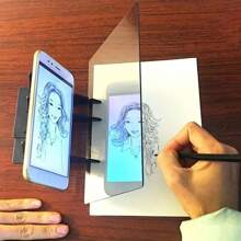 1pc Optical Tracing Drawing Board - Universal For Smartphones And Tablets, Sketching, Drawing, Animation And Copying - Multicolor - View 1
