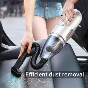 Mini Car Vacuum Cleaner -Powerful Suction. High-Performance. Compact & 12V Efficient - Effortlessly Cleans Every Gap And Groove In Your Car Interiol