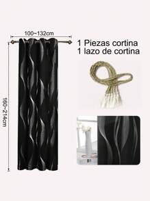 Curtains - Black - View 9