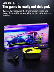 ASUS Asus Wireless In-Ear Headphones With Extra Long Battery Life, Active Noise Cancellation And High-Quality Sound For Sports