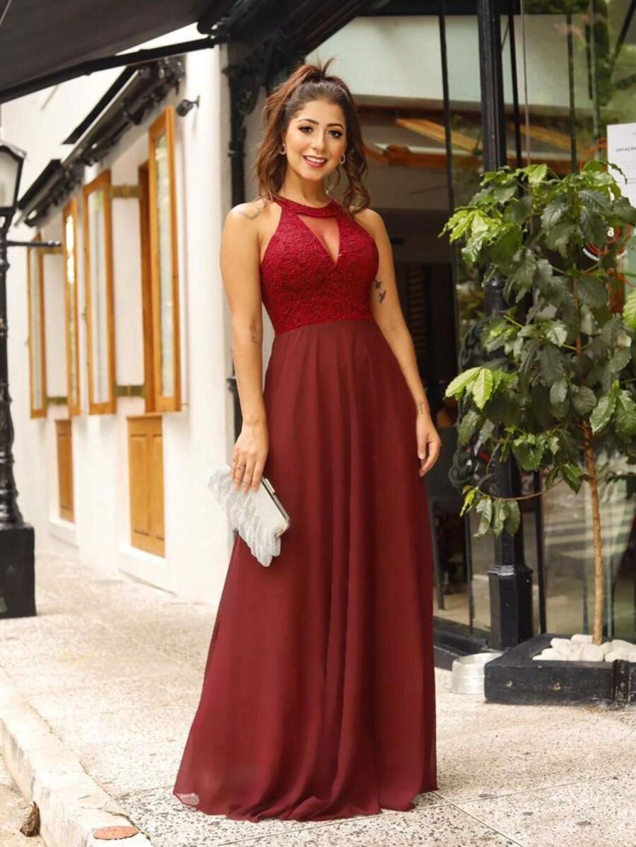 Women Formal & Evening Dresses - Burdeos - Ver 1