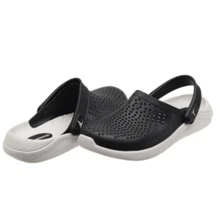 Women Flip-Flops - 黑與白 - 查看 2