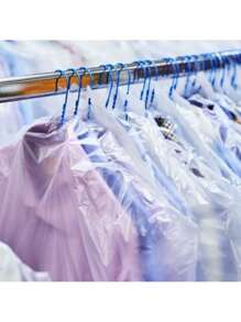 Paquete de 100 Bolsas Cubre Polvo para Tintorería 60x90 cm Protección Delgada, Calibre .40, Transparente y Biodegradable - transparente - Ver 5