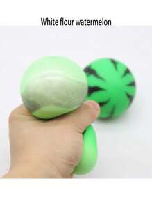 1pc Watermelon Squishy Toy For Stress Relief And Entertainment, Prank Toy For Adults - All Specifications - View 9