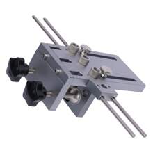 Drilling Template Doweling Jig Kit DIY Carpentry Tool Drill Bushings Drill Guide For Woodworking Drilling Aid - Silver - View 5
