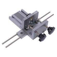 Drilling Template Doweling Jig Kit DIY Carpentry Tool Drill Bushings Drill Guide For Woodworking Drilling Aid - Silver - View 6