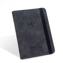 多功能护照夹 PU 皮革套，简约风格旅行钱包，带多个卡槽，旅行用品，旅行收纳袋，旅行用品，旅行钱包，护照夹，护照钱包，海滩度假包，夏季