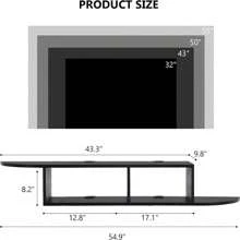 Floating TV Stand, 55" Floating TV Shelf With Storage, Floating Entertainment Center Wall Shelf For Living Room, Bedroom, Black/Gray/Walnut - 黑色 - 查看 5