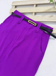 Women Skirts - Rose Red - View 4