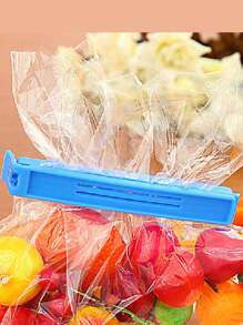 2/10 piezas Clip de sellado de plástico para té, bocadillos, leche en polvo y bolsas de conservación de alimentos, clip de sellado a prueba de humedad - Multicolor - Ver 7