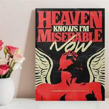 1 pieza Arte moderno concierto de música de banda vintage, regalo ideal para dormitorio, sala de estar, pasillo - decoración de pared de arte, decoración de habitación - sin marco