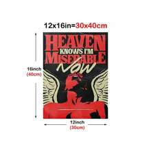 1 pieza Arte moderno concierto de música de banda vintage, regalo ideal para dormitorio, sala de estar, pasillo - decoración de pared de arte, decoración de habitación - sin marco