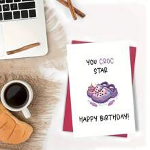 Funny Greeting Card / Funny Sayings/HAPPY BIRTHDAY!Thick  Paper + Envelope - Red - View 2