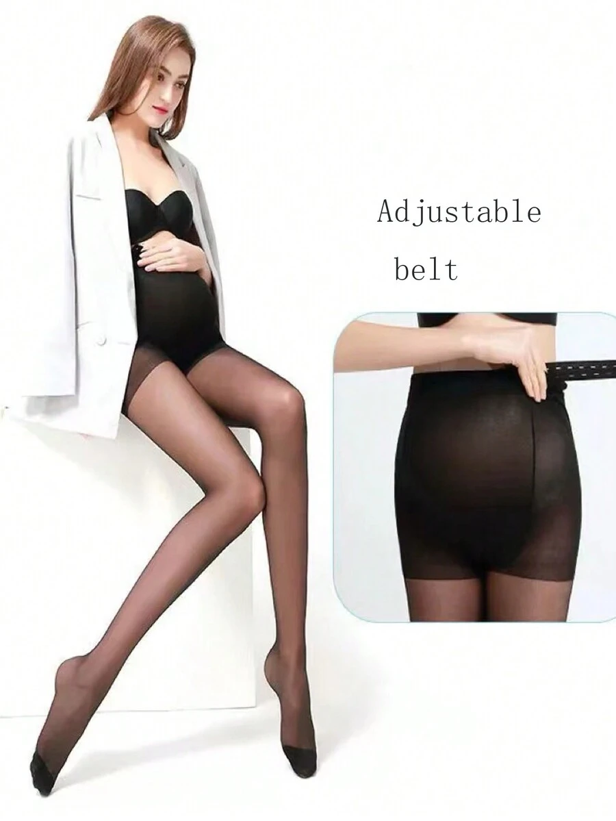 Leggings de Maternidade com Cintura Ajustável, Adequados para Primavera e Verão