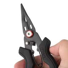 Multi-Function Stainless Steel Fishing Pliers Saltwater Split Ring Pliers Fish Hook Remover Fishing Line Cutters Fishing - Multicolor - View 4