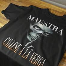 PLAYERA CAMISETA MEMES CALAVERA GYM Y URBAN CALAVERAS CHIDAS 23 - Negro - Ver 1