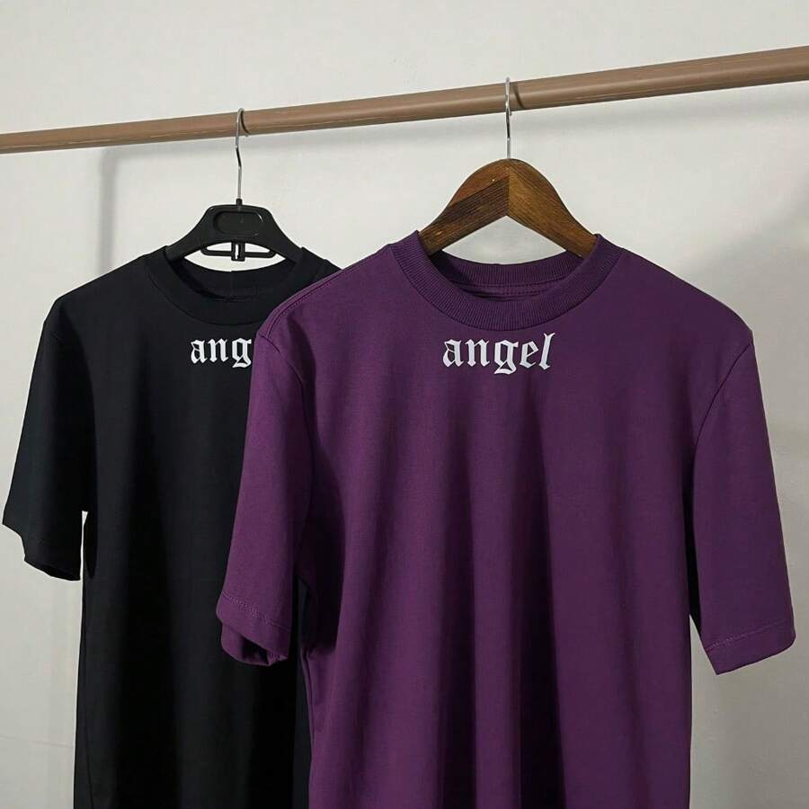 Men T-Shirts - 紫色 - 查看 1