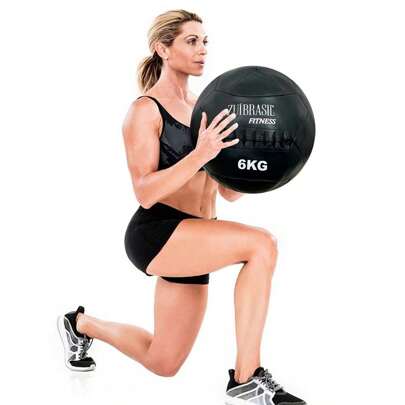 Wall Ball Crossfit 6kg Funcional Medicine Ball Treino Cross Training, WallBall Bola Academia, Exercícios, Ginástica Cross Fit, Agachamento, Treinamento Funcional