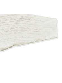 Women's Plain Sleeveless Cropped Cardigan For Spring And Autumn - White - View 5