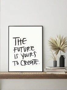 黑白帆布墙画，复古美学，中性现代风格，适合玄关墙面装饰、客厅家居装饰、节日礼物，无框