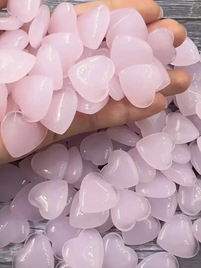 Rose Quartz Heart Stone - Soothing Crystal That Helps Promote Self-Love And Emotional Balance