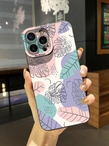 1入葉紋相機保護手機殼，適用於iPhone/Galaxy/Infinix/Xiaomi Redmi/OPPO/VIVO - 黑色 - 查看 2