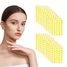 Multi-Piece Golden Star Shaped Stickers, Suitable For Party, Gathering And Other Activities (For Decoration Only, Not Cosmetic)