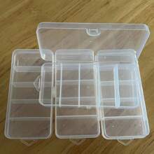 Clear Plastic Fishing Tackle Bait Hooks Storage Box,Visible Bead Jewelry Making Findings Utility Organizer Container Case For Jewelry,DIY Crafts - Multicolor - View 11