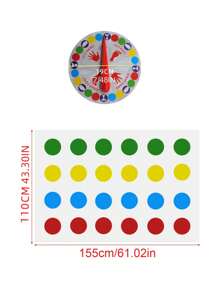 1pc Double Battle Toy Board Game Floor Team Building Twist Game Mat Adult Interactive Indoor Game Props (Random Delivery)