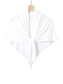 1 pièce Bandeau triangulaire antidérapant pour femme, coiffe hijab de couleur unie confortable, bandeau de sport respirant pour porter quotidien avec abaya, accessoires de voile