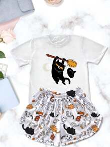 Women Pajama Sets White Set - trắng - Xem 2