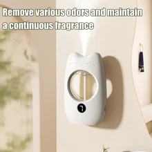 1pc Rechargeable Ultrasonic Aroma Diffuser, Christmas/Thanksgiving Gift, 7 Modes Adjustable, Desk Placement Or Wall Mounted, Aroma Diffuser And Fragrance Oils Sold Separately, Air Freshener, Air Purifier, Deodorizer, Suitable For Boyfriend/Girlfriend, Valentine's Day Gift - White - View 7