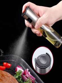 A 100ml/200ml Glass Oil Spray Bottle, Kitchen Spray Push-Type Barbecue Oil Spray Pot, Fitness Home Kitchen Cooking Oil Olive Oil Atomization Oil Control Pot - Multicolor - View 7