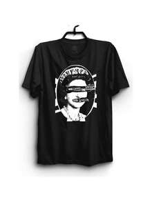 Men T-Shirts - 黑色 - 查看 1