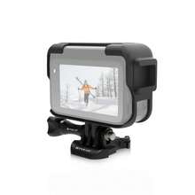 Adaptador de expansión de jaula de plástico Insta360 Ace Pro PULUZ con base de zapata fría (Negro) - Negro - Ver 1