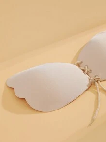 2Pcs/Set Summer Backless Self-Adhesive Bra For Women, Push Up & Invisible & Strapless & Breathable & Anti-Sagging, Suitable For Wedding Dresses - Multicolor - View 6