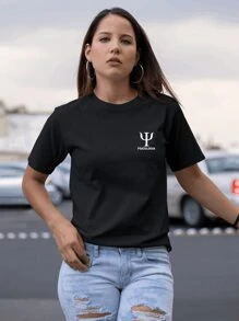 Women T-Shirts - 黑色 - 查看 2