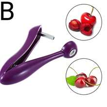 Quitabolas manual de acero inoxidable para jujubes y cerezas para cocina doméstica - Plateado - Ver 2