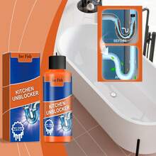 Drain Cleaner, Fast And Powerful Drainage Unclogger For Kitchen And Toilet Pipes, Eliminates Limescale - 100ml - View 3