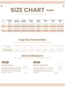 Women's Apricot French Triangle Cup Seamless Underwire Bra - Apricot - View 6