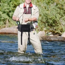 Shoulder Crossbody Fishing Bag, Large Capacity Fishing Waist Bag, Multi-Functional Waterproof Waist Bag With Rod Holder For Fishing Gear - Multicolor - View 3