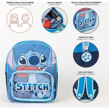 Lilo Y Stitch Stitch Children's Backpack - Perfect For Little Lilo & Stitch Fans. Vibrant And Functional Design, Ideal For Carrying School Supplies And Accessories In Style - 彩色 - 查看 4