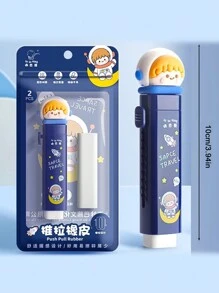 Borrador de goma con diseño de dibujos animados para empujar y tirar - Unitalla - Ver 8